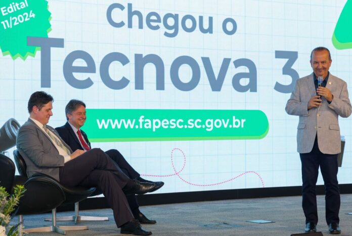 Os recursos serão provenientes do edital de chamada pública 11/2024 do Programa Tecnova 3