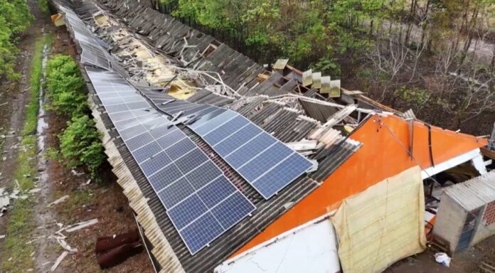 Microexplosão causa destruição no interior de Abelardo Luz