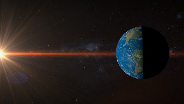 Raios solares incidem de forma perpendicular sobre a linha do Equador. Fonte: Brasil Escola.