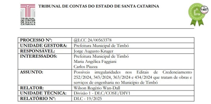 Prefeitura informa sobre paralisação das obras na rua Santa Catarina em Timbó