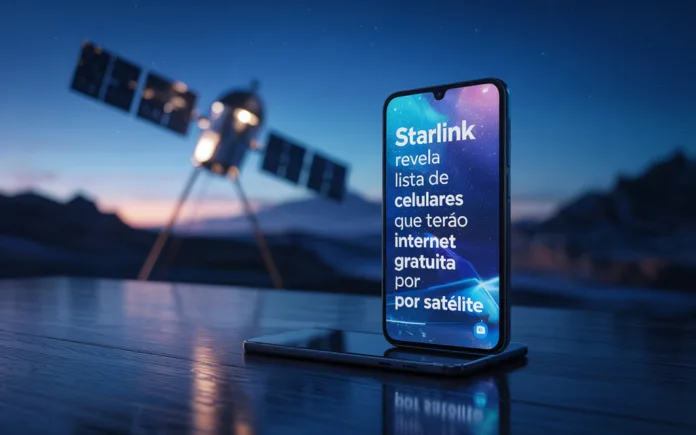Starlink revela lista de celulares que terão internet gratuita por satélite a partir de 31 de julho de 2025