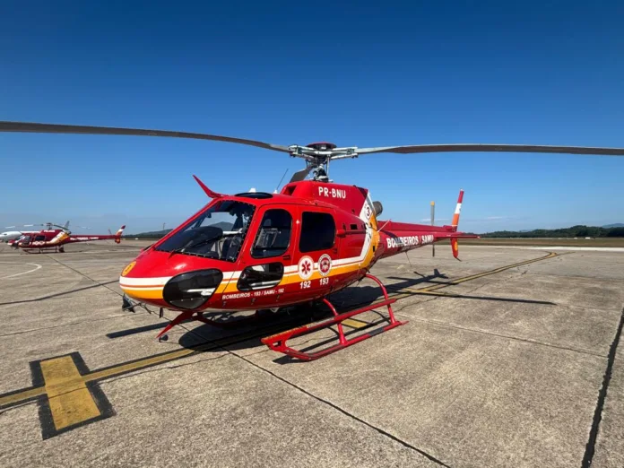 Arcanjo 03 retoma operações aéreas em Blumenau