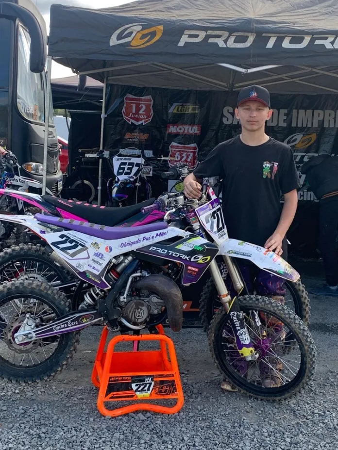 João Gabriel se destaca na 3ª Etapa do Campeonato Catarinense de Velocross