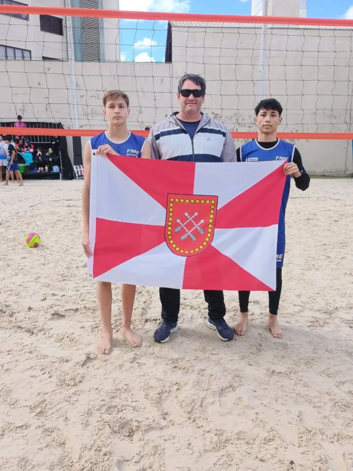 Vôlei de Areia de Indaial participa dos Joguinhos Abertos de Santa Catarina com destaque