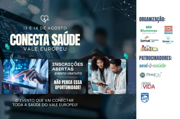 Blumenau sedia evento inédito para debater inovações e tecnologia na área da saúde
