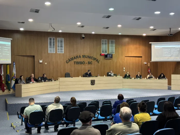 Sessão da Câmara de Timbó aprova projetos que fortalecem educação e direitos da criança