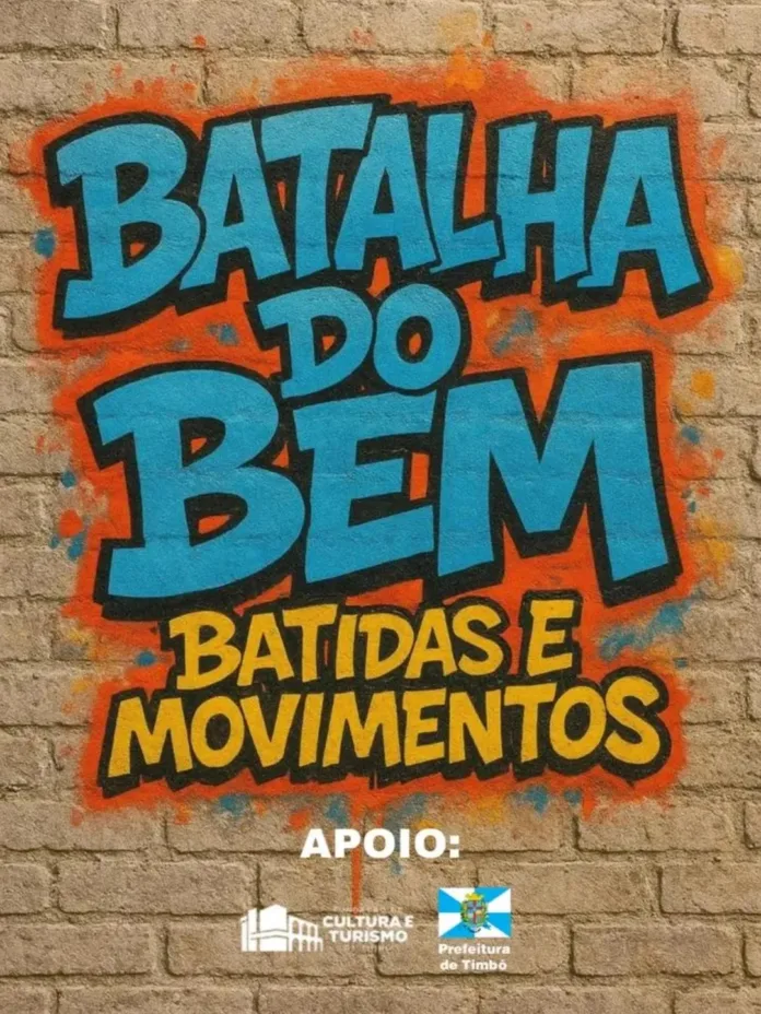 Prefeitura de Timbó apoia evento beneficente “Batalha do Bem – Batidas e Movimentos”