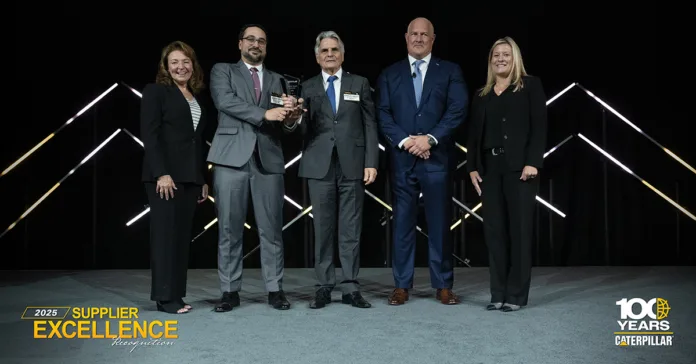 Empresa timboense conquista Prêmio de Excelência de Fornecedor da Caterpillar