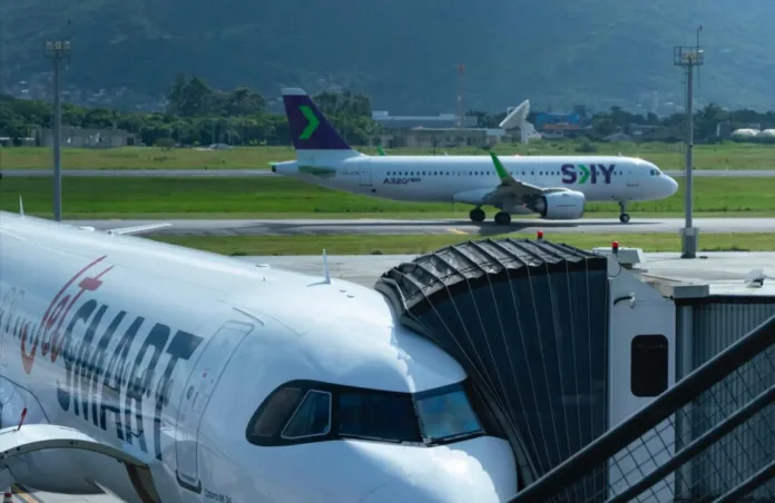 Floripa Airport atinge marca histórica de 1 milhão de passageiros internacionais em 2025 Floripa Airport atinge marca histórica de 1 milhão de passageiros internacionais em 2025