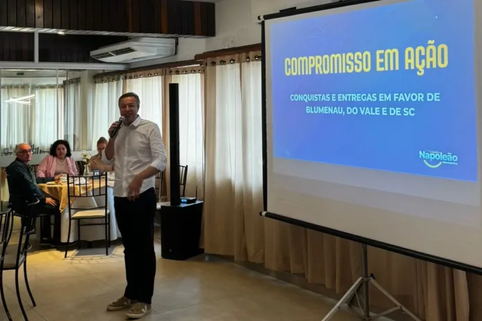 Deputado Napoleão Bernardes garante R$ 52 milhões em investimentos para a região do Vale do Itajaí