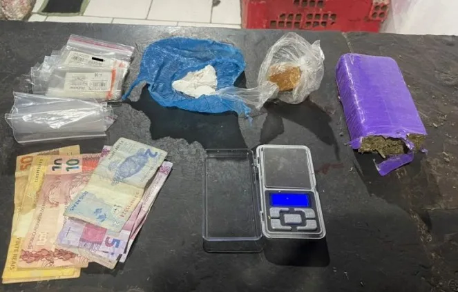 Homem é preso por tráfico de drogas