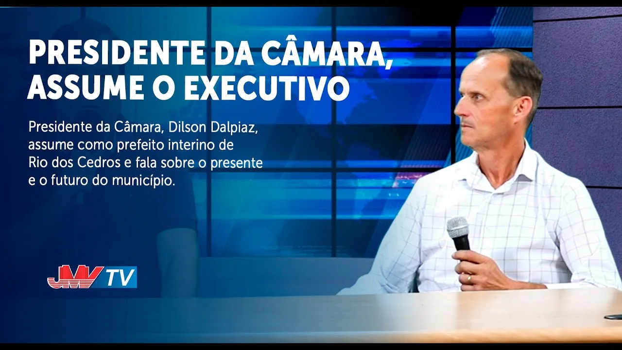 Presidente da Câmara, Dilson Dalpiaz, assume o executivo