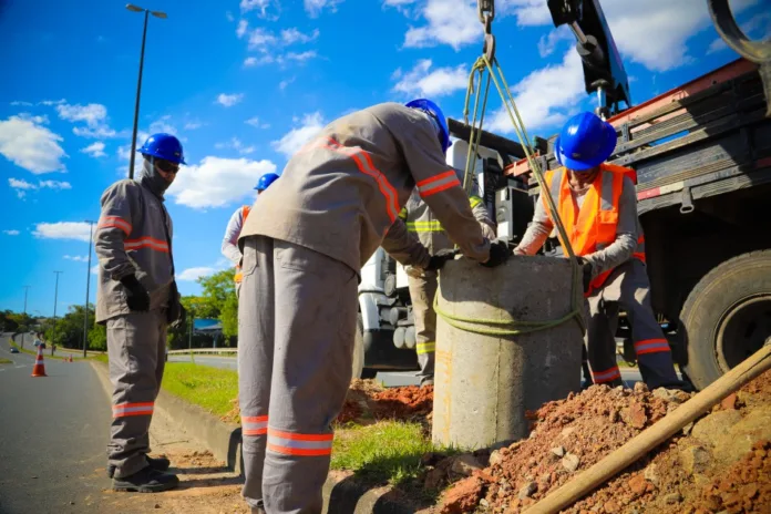 Blumenau avança na modernização da iluminação pública com obras no Complexo do Badenfurt