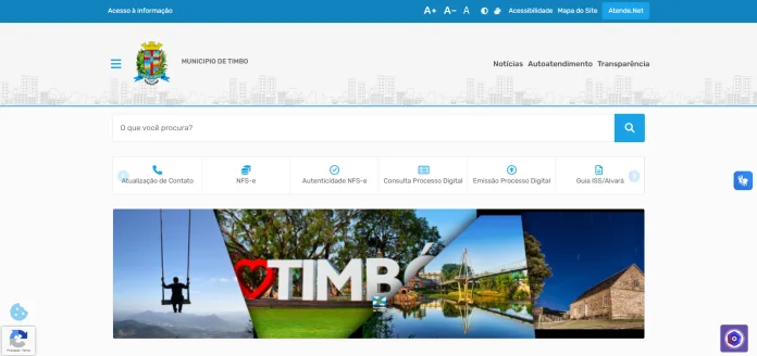 Prefeitura de Timbó solicita atualização de contatos dos contribuintes para aprimorar serviços digitais
