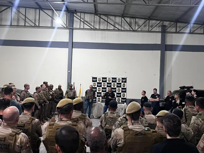 Polícia Civil deflagra megaoperação contra organização criminosa ligada ao tráfico em Gaspar