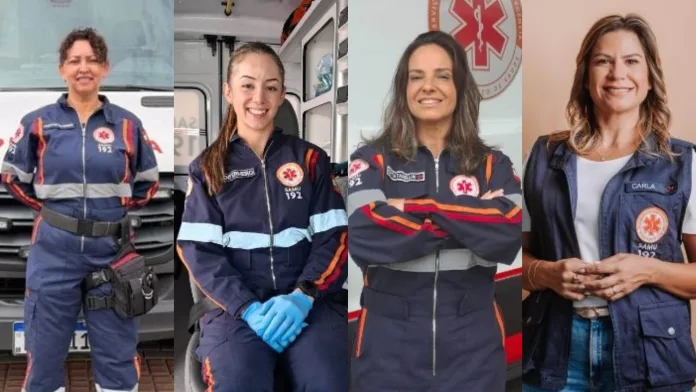Força que salva vidas mulheres ampliam protagonismo no SAMU em SC