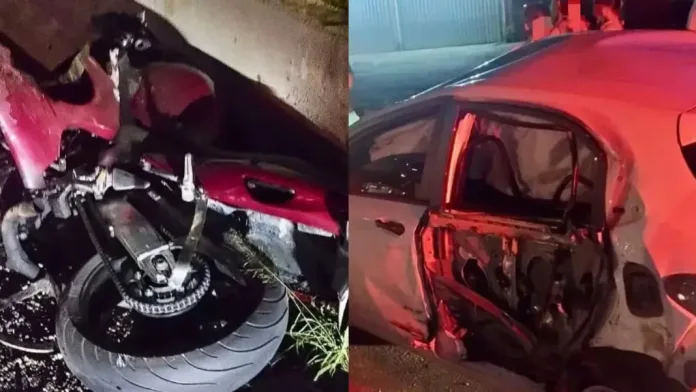 Jovem sequestra esposa e filhos, provoca acidente e morre após fuga da PM