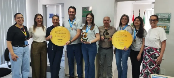 Rio dos Cedros conquista novamente o Selo Sebrae Ouro e reforça apoio aos empreendedores