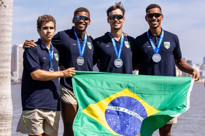 Atleta blumenauense conquista ouro em Sul-Americano de Remo e é destaque do fim de semana esportivo