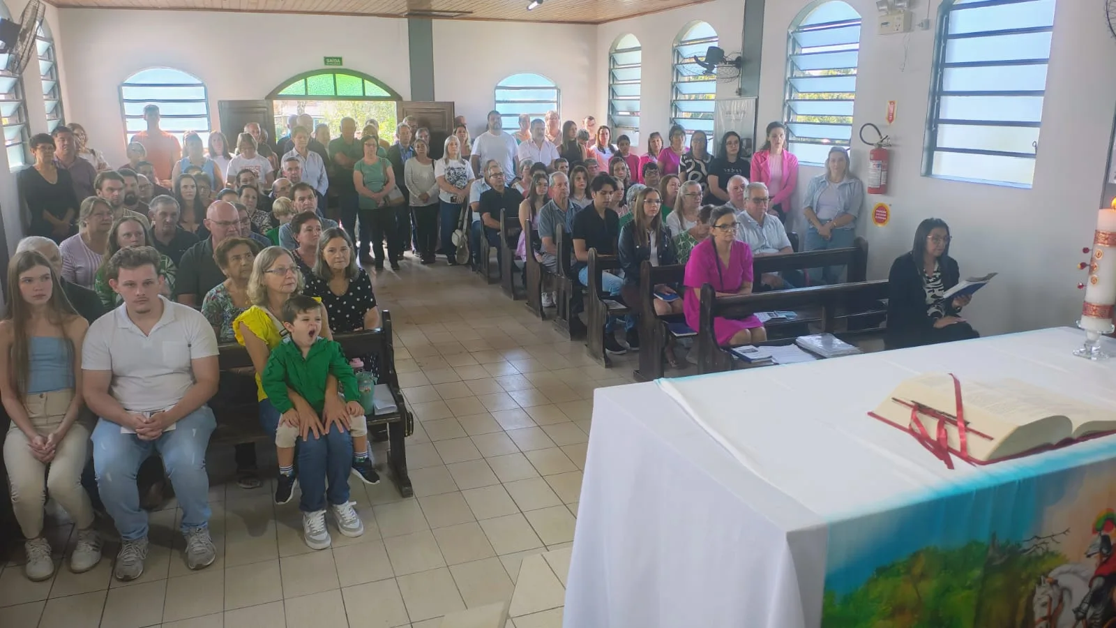 Festa de São Jorge reúne fiéis e celebra tradição em Rio dos Cedros