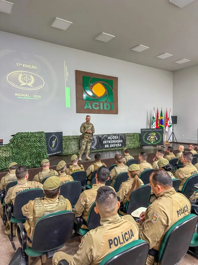PMSC inicia Curso de Ações Integradas de Defesa em Indaial