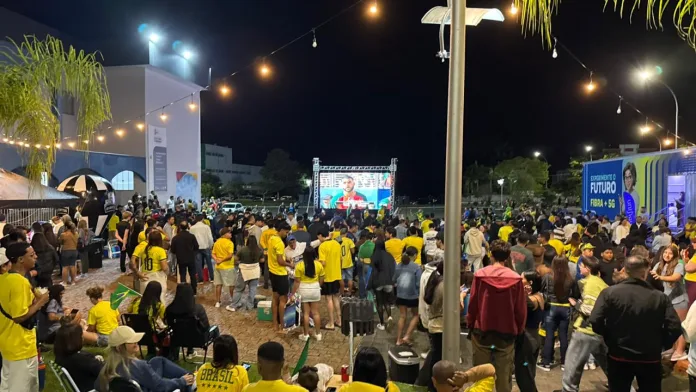 Copa na Praça é transferida para o Pavilhão Henry Paul para transmissão de Brasil x Haiti