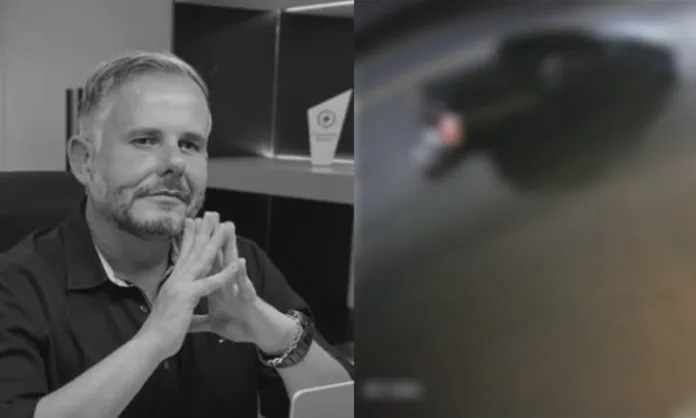 Vídeo revela como empresário foi atropelado após discussão com a esposa em Indaial